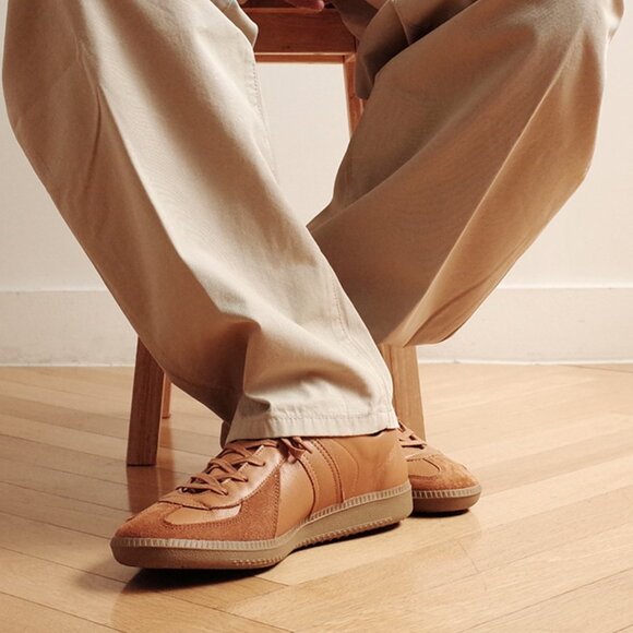 Reproduction of Found Camel Brown GMTs (Casual Sneakers), Size 39, Leather - Picture 2 of 12